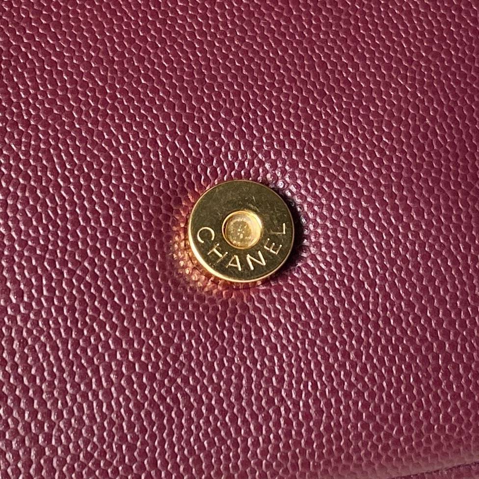 シャネル CHANEL AP5168 チェーンショルダーバッグ マトラッセ マットキャビアスキン ゴールド金具 レディー - 画像 6
