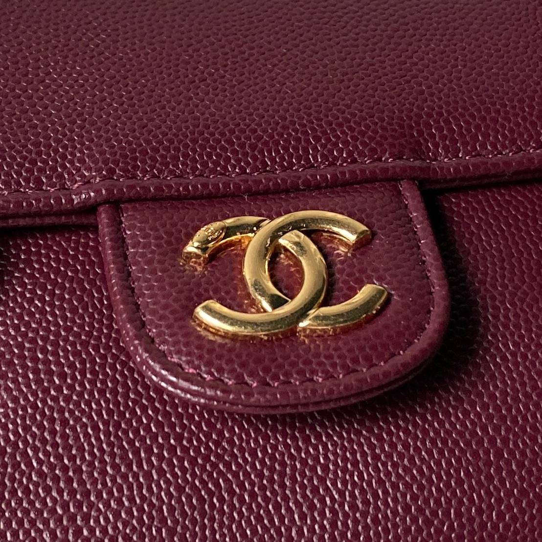 シャネル CHANEL AP5168 チェーンショルダーバッグ マトラッセ マットキャビアスキン ゴールド金具 レディー - 画像 8