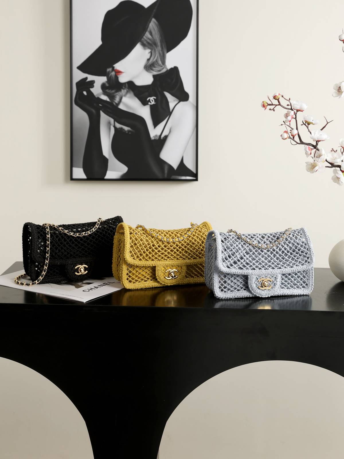 シャネル CHANEL マトラッセ マルチカラー フラップバッグ チェーンショルダー ゴールド金具 レディース