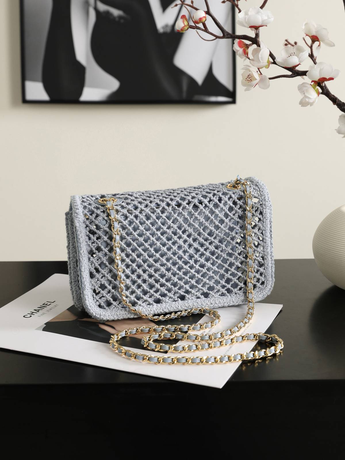 シャネル CHANEL マトラッセ マルチカラー フラップバッグ チェーンショルダー ゴールド金具 レディース - 画像 6