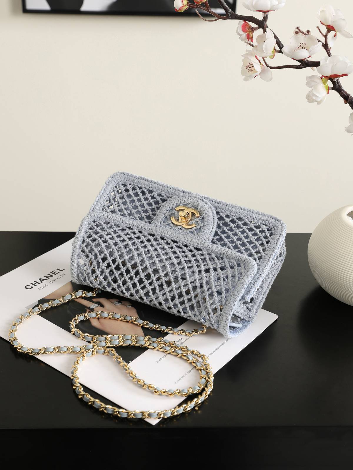 シャネル CHANEL マトラッセ マルチカラー フラップバッグ チェーンショルダー ゴールド金具 レディース - 画像 8
