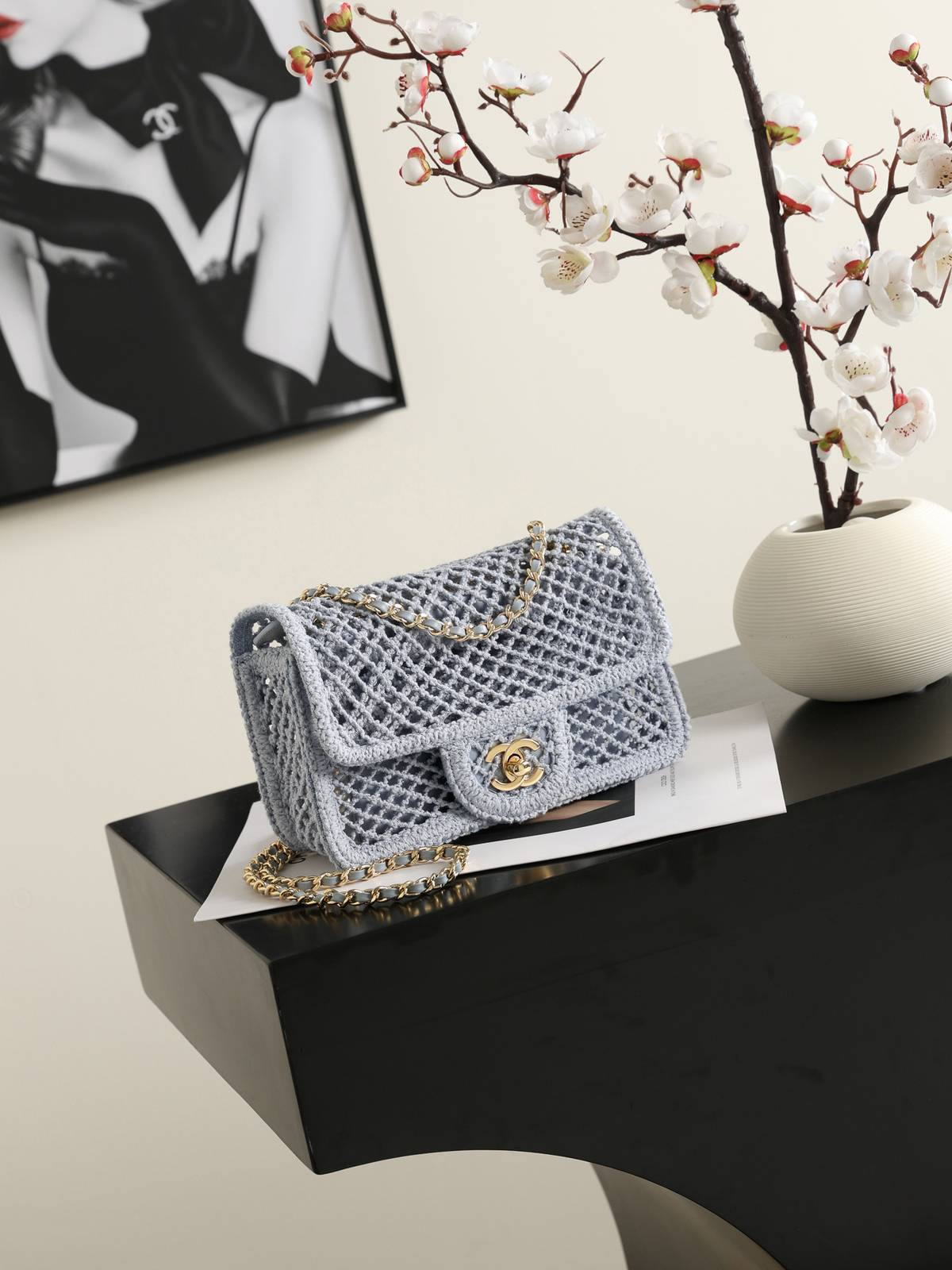 シャネル CHANEL マトラッセ マルチカラー フラップバッグ チェーンショルダー ゴールド金具 レディース - 画像 9