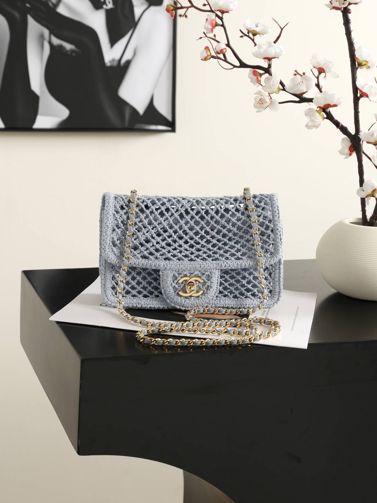 シャネル CHANEL マトラッセ マルチカラー フラップバッグ チェーンショルダー ゴールド金具 レディース - 画像 10