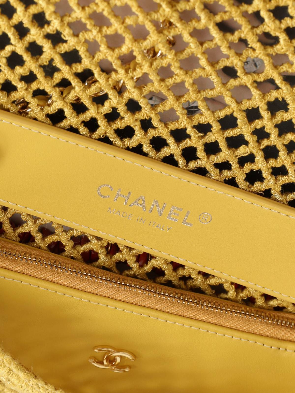 シャネル CHANEL マトラッセ チェーンショルダーバッグ キャビアスキン ゴールド金具 レディース ネイビー - 画像 13