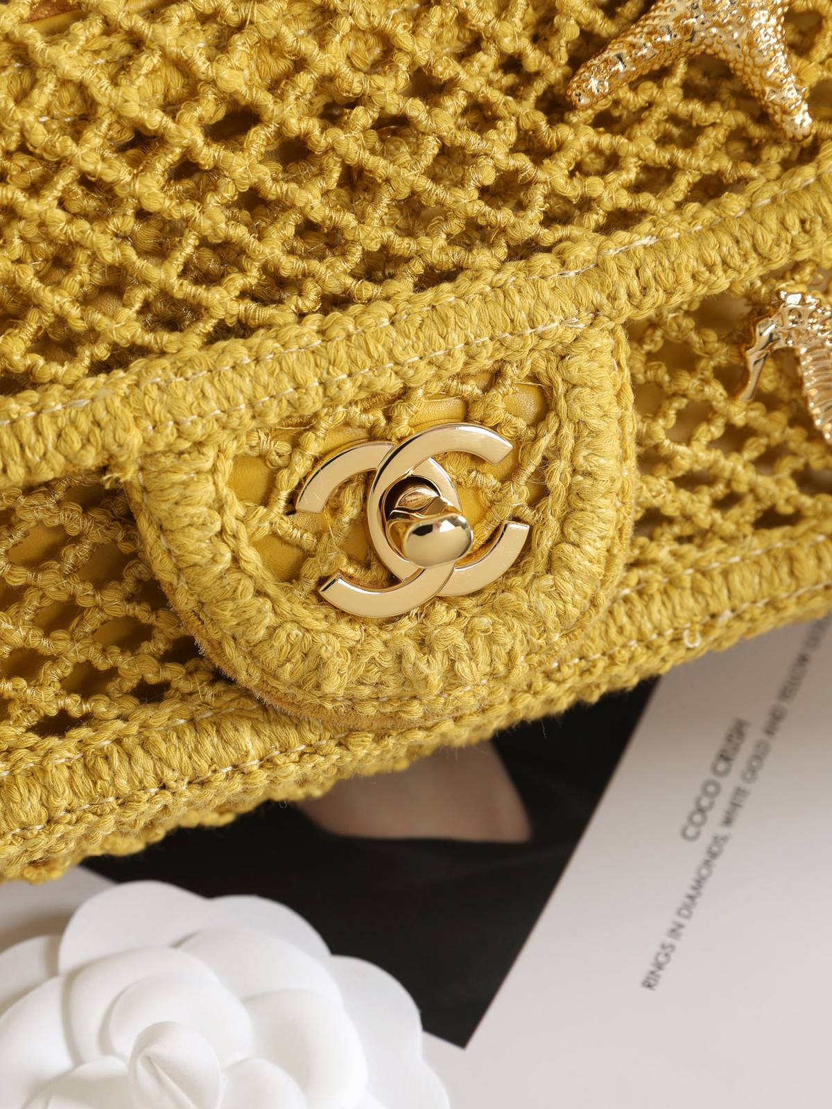 シャネル CHANEL マトラッセ チェーンショルダーバッグ キャビアスキン ゴールド金具 レディース ネイビー - 画像 14
