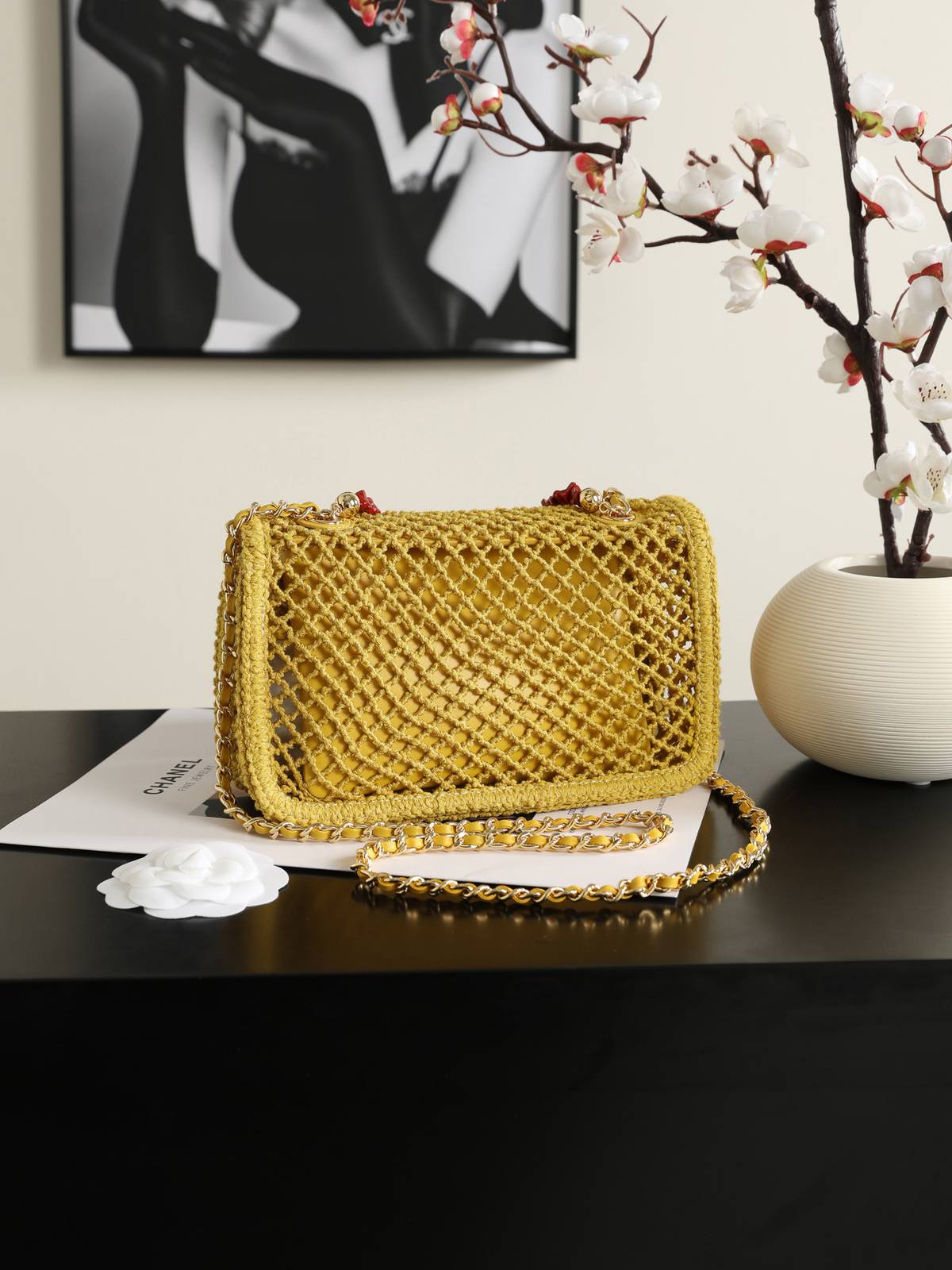 シャネル CHANEL マトラッセ チェーンショルダーバッグ キャビアスキン ゴールド金具 レディース ネイビー - 画像 17