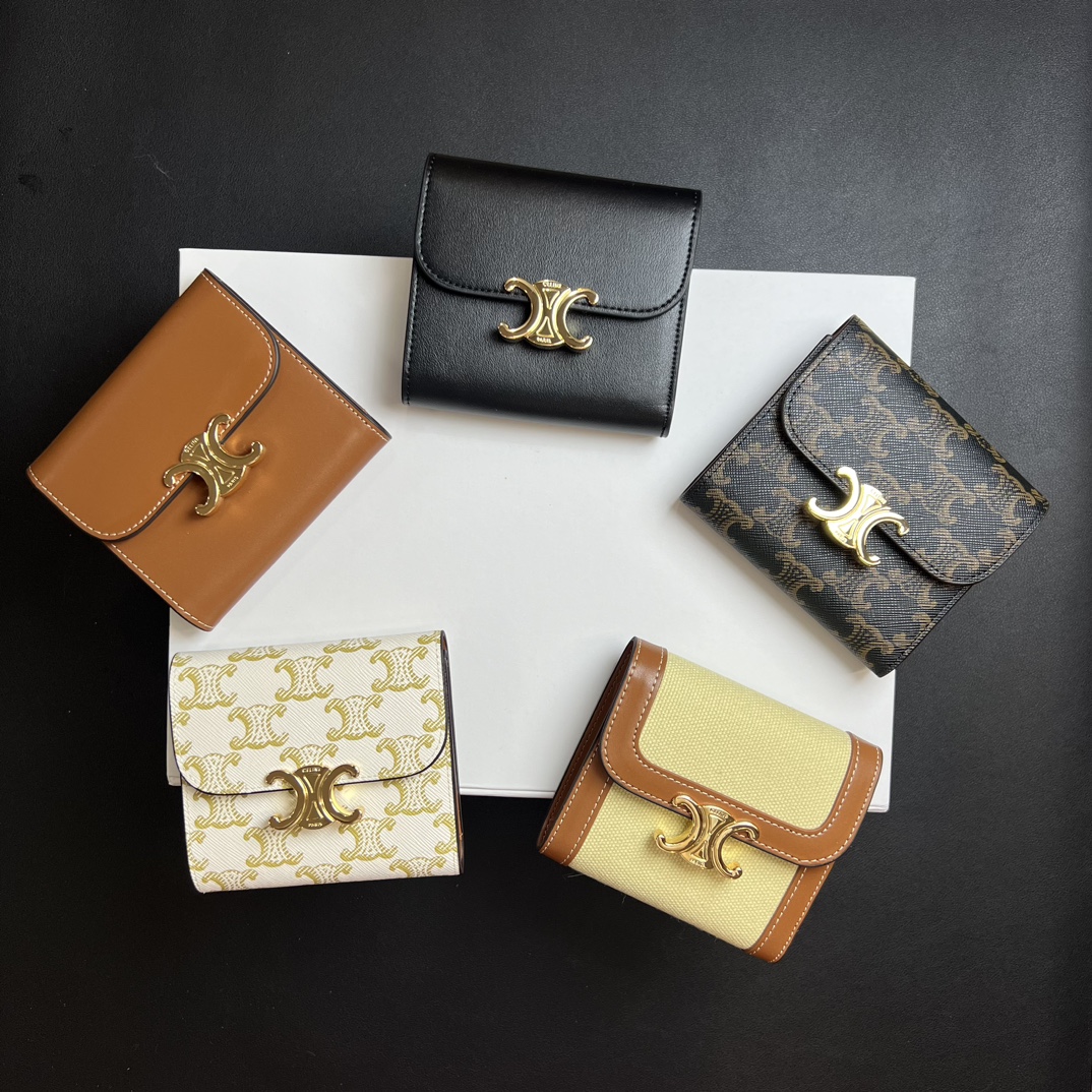 CELINE セリーヌ ウォレット シマーファブリック 5色入 🐎