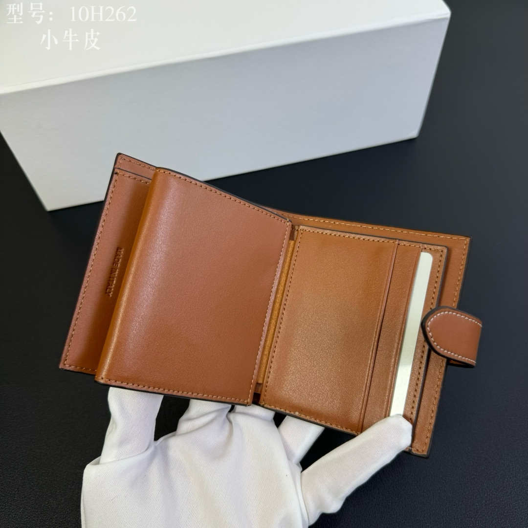 CELINE ミニウォレット 長財布 二つ折り ベージュ×ブラウン 10H262 🧡 - 画像 8