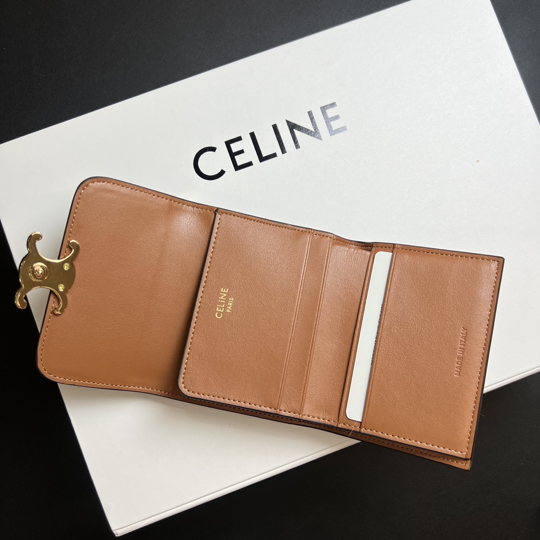 CELINE セリーヌ キャンバス マネークリップ ロゴ デザイン 2点セット 🖤✨ - 画像 8