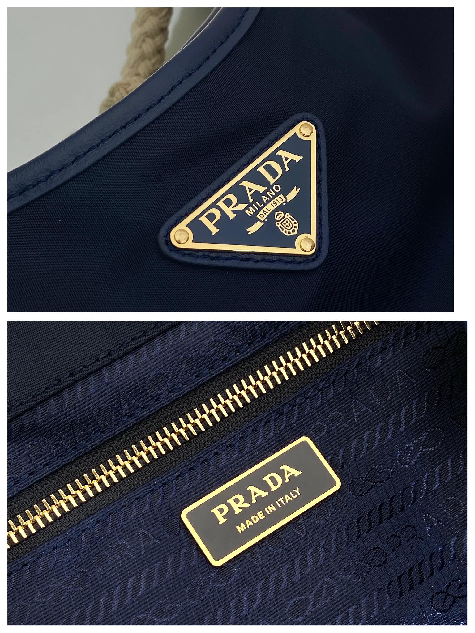 プラダ ミニトート ブルー 1色入 🎒 - 画像 9