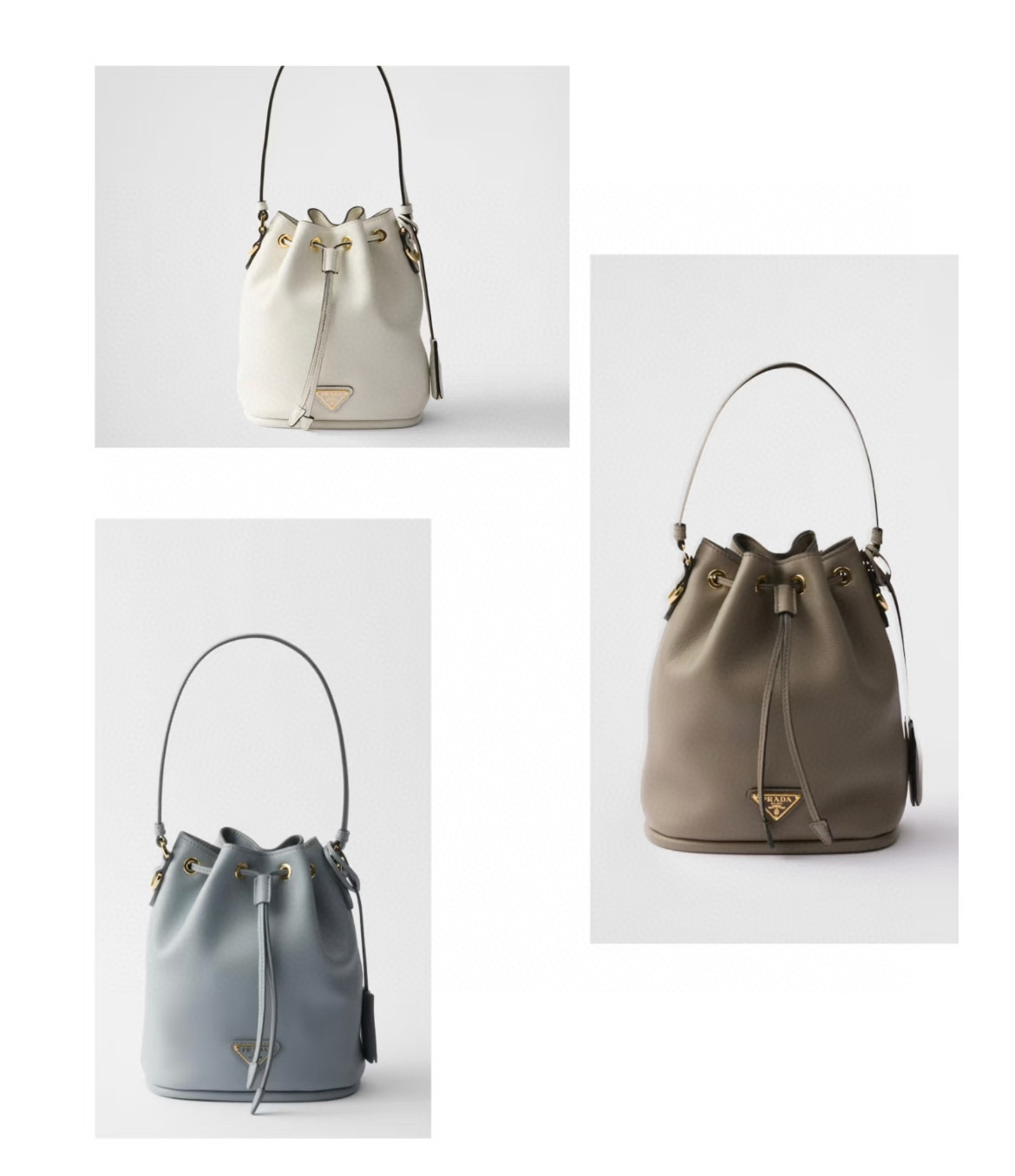 プラダ バッグ バケツバッグ レザー 3色入 🧺 - 画像 1