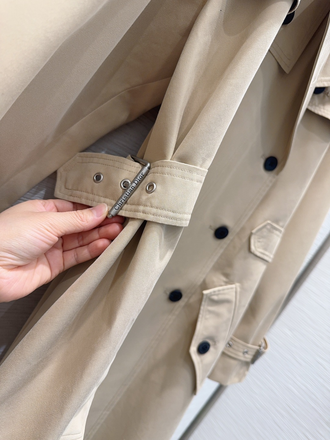 DIOR | ディオール ロングコート | 2WAY | カーキ - 画像 6