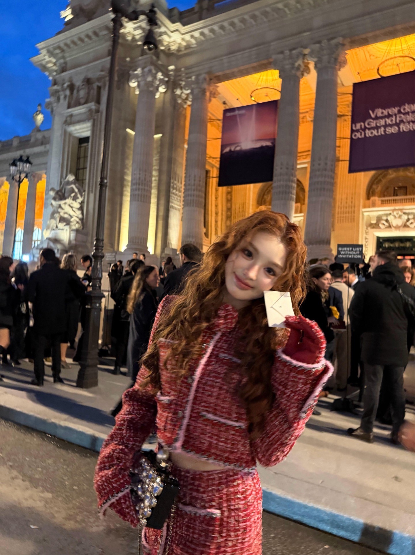 CHANEL | オートクチュール | ラウンドファスナー | レッド - 画像 3