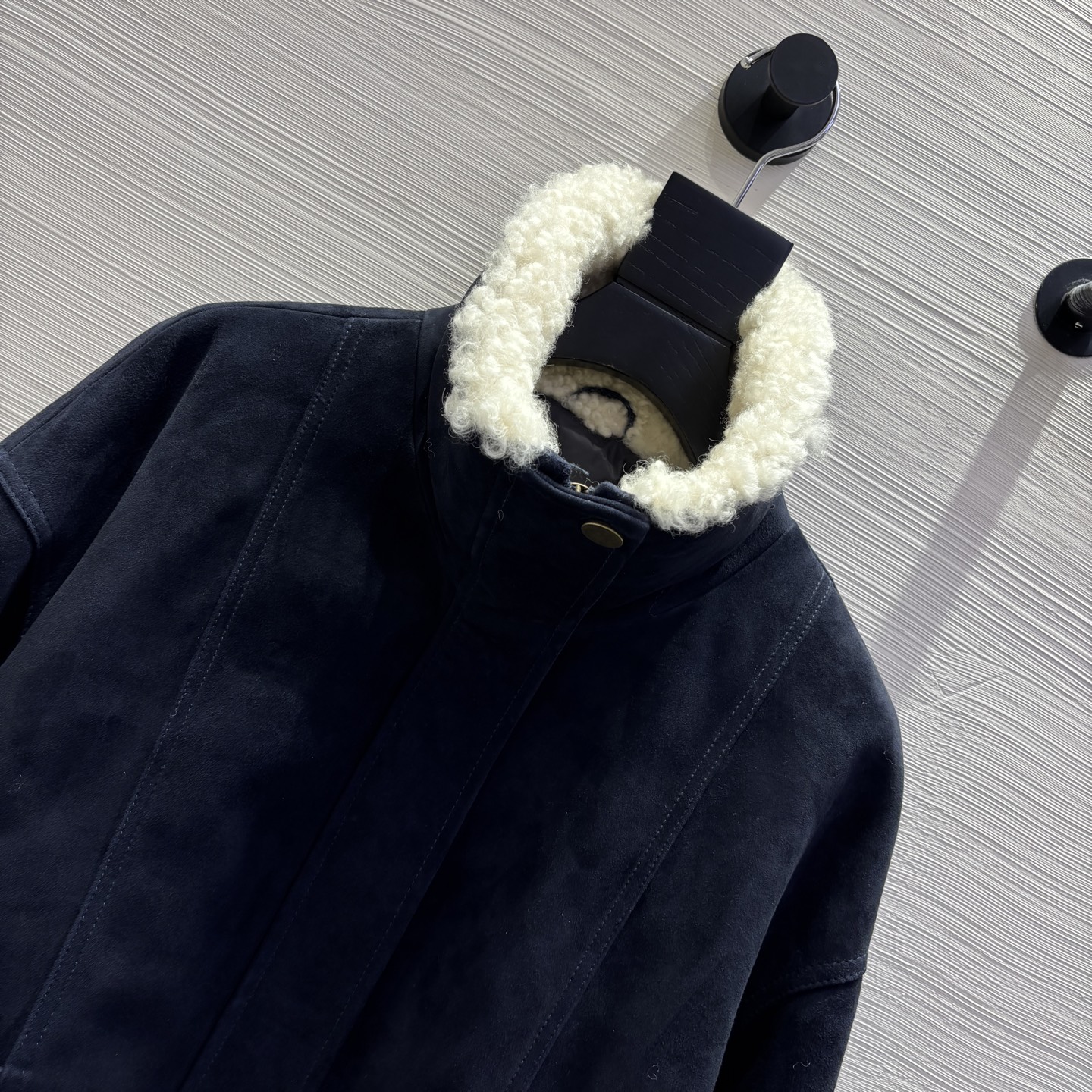 25新品 シープルーフジャケット 90%鴨絨 ブラック - 画像 5