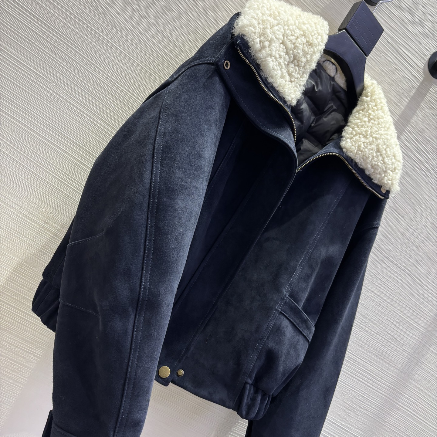 25新品 シープルーフジャケット 90%鴨絨 ブラック - 画像 6