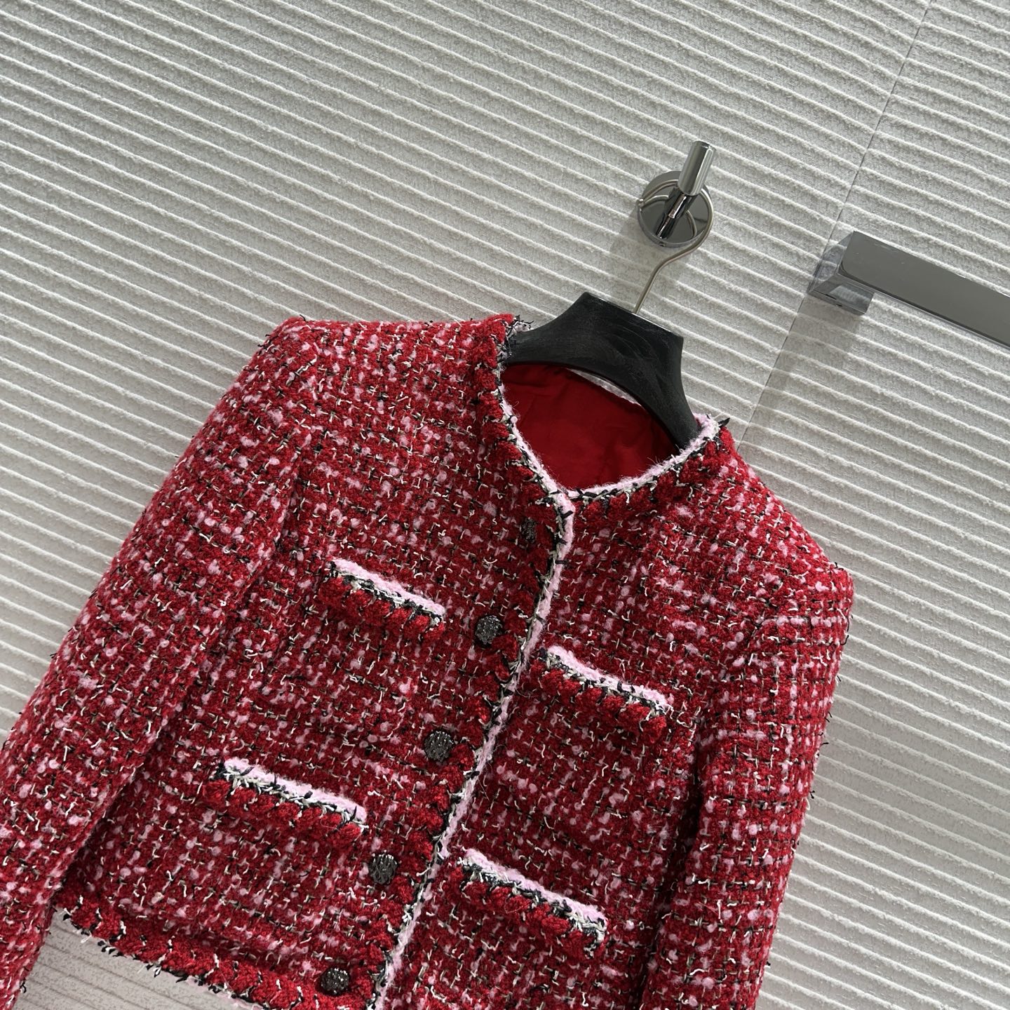 CHANEL ネヴァーフルMM ラウンドファスナー レッド - 画像 2