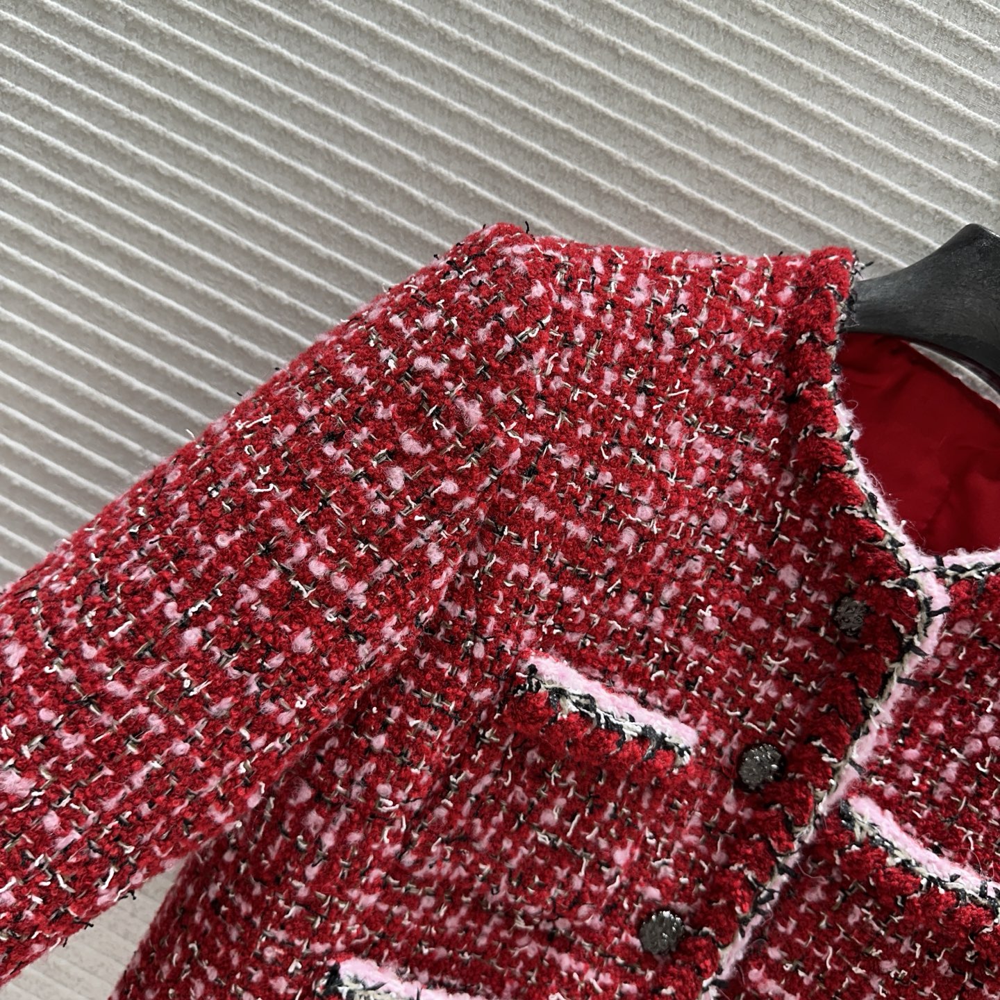 CHANEL ネヴァーフルMM ラウンドファスナー レッド - 画像 3