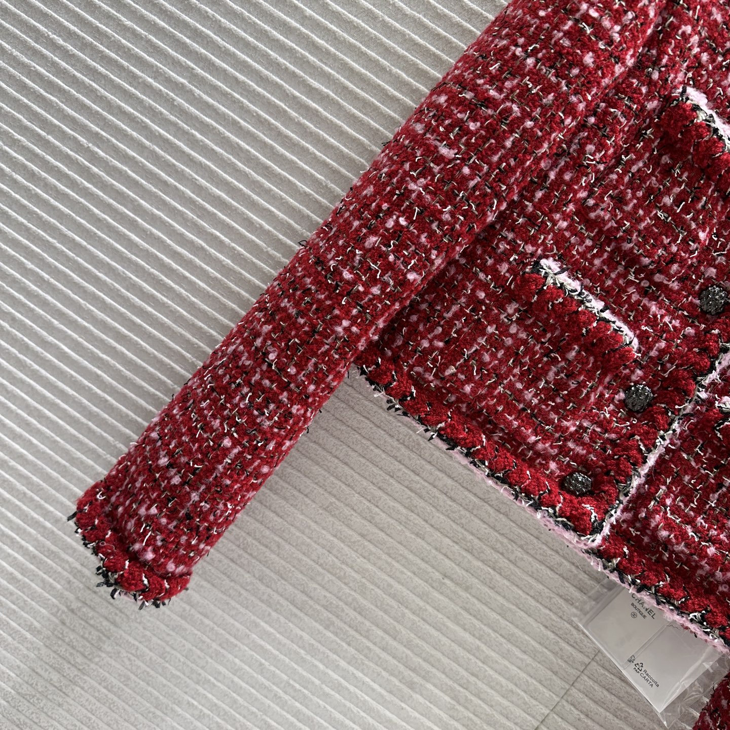 CHANEL ネヴァーフルMM ラウンドファスナー レッド - 画像 4