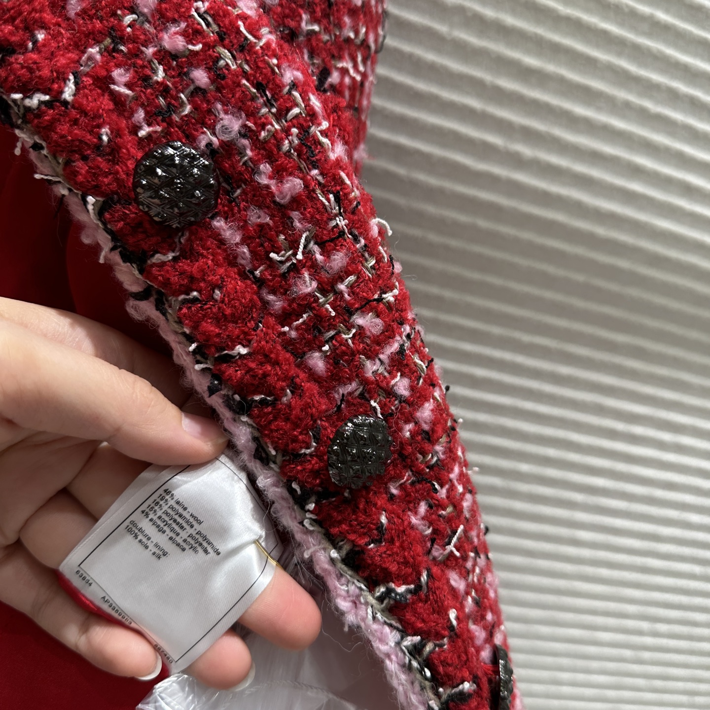 CHANEL ネヴァーフルMM ラウンドファスナー レッド - 画像 8