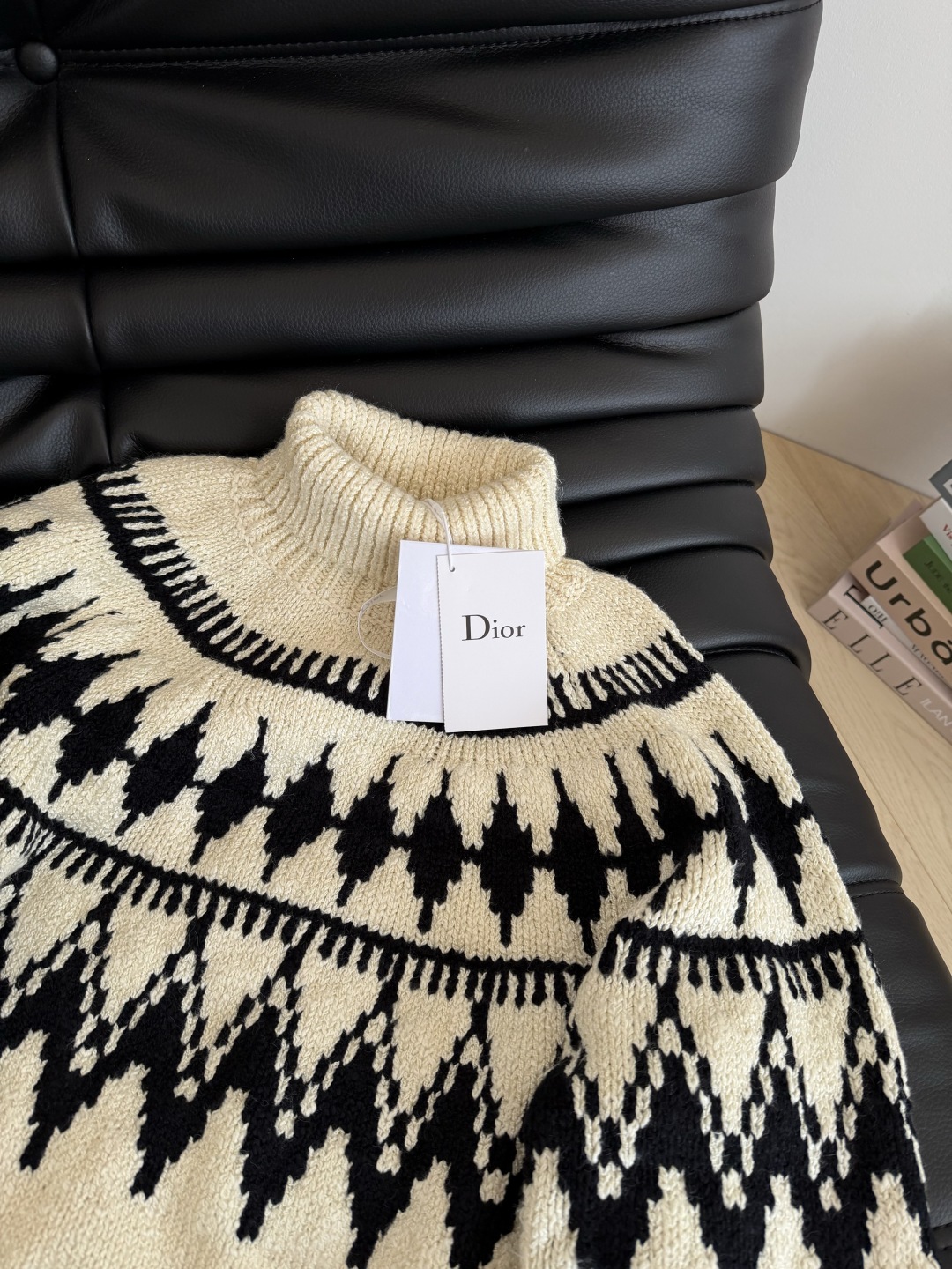 Dior 310 25秋冬 アルパインスキー メンズ ロゴ入り ロングタートルネック 羊毛100% ブルー ベージュ - 画像 5