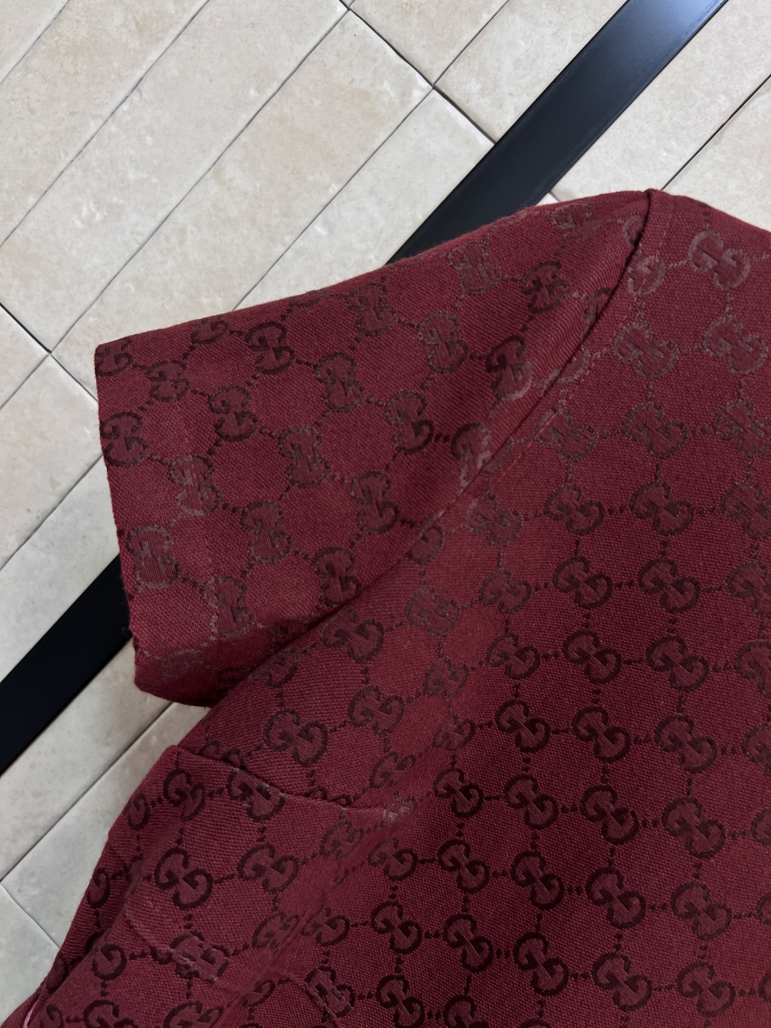 GUCCI 330 グラフィティ グラフィティ柄 レディース ドレス レッド 一色四码 | 25早秋新作 - 画像 5