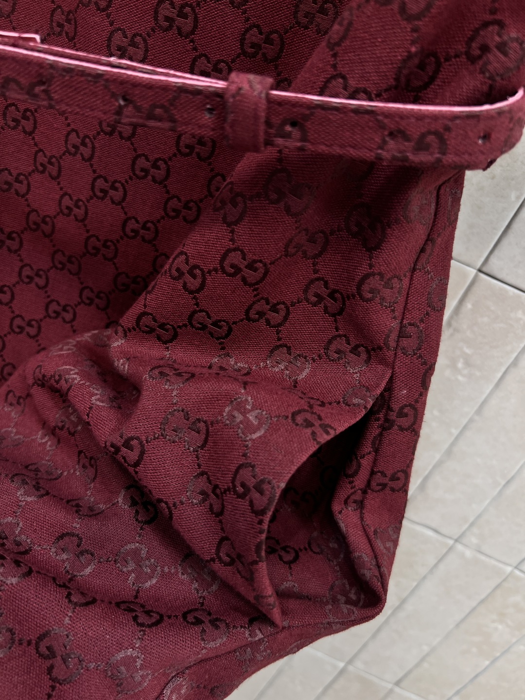 GUCCI 330 グラフィティ グラフィティ柄 レディース ドレス レッド 一色四码 | 25早秋新作 - 画像 6