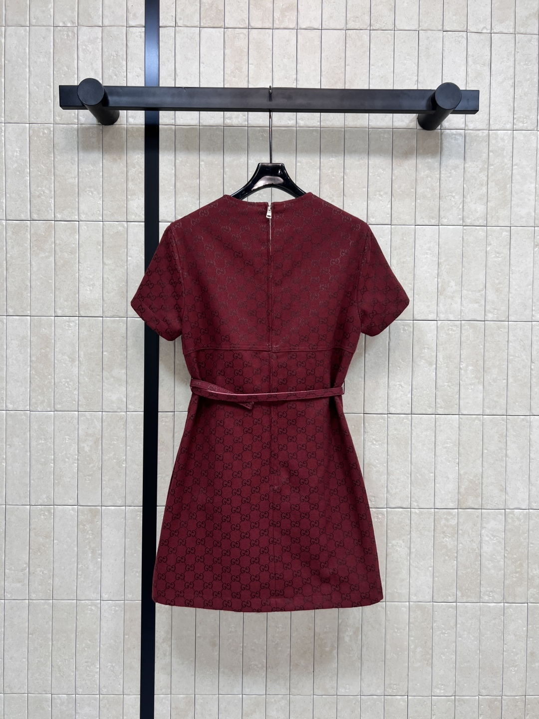 GUCCI 330 グラフィティ グラフィティ柄 レディース ドレス レッド 一色四码 | 25早秋新作 - 画像 7