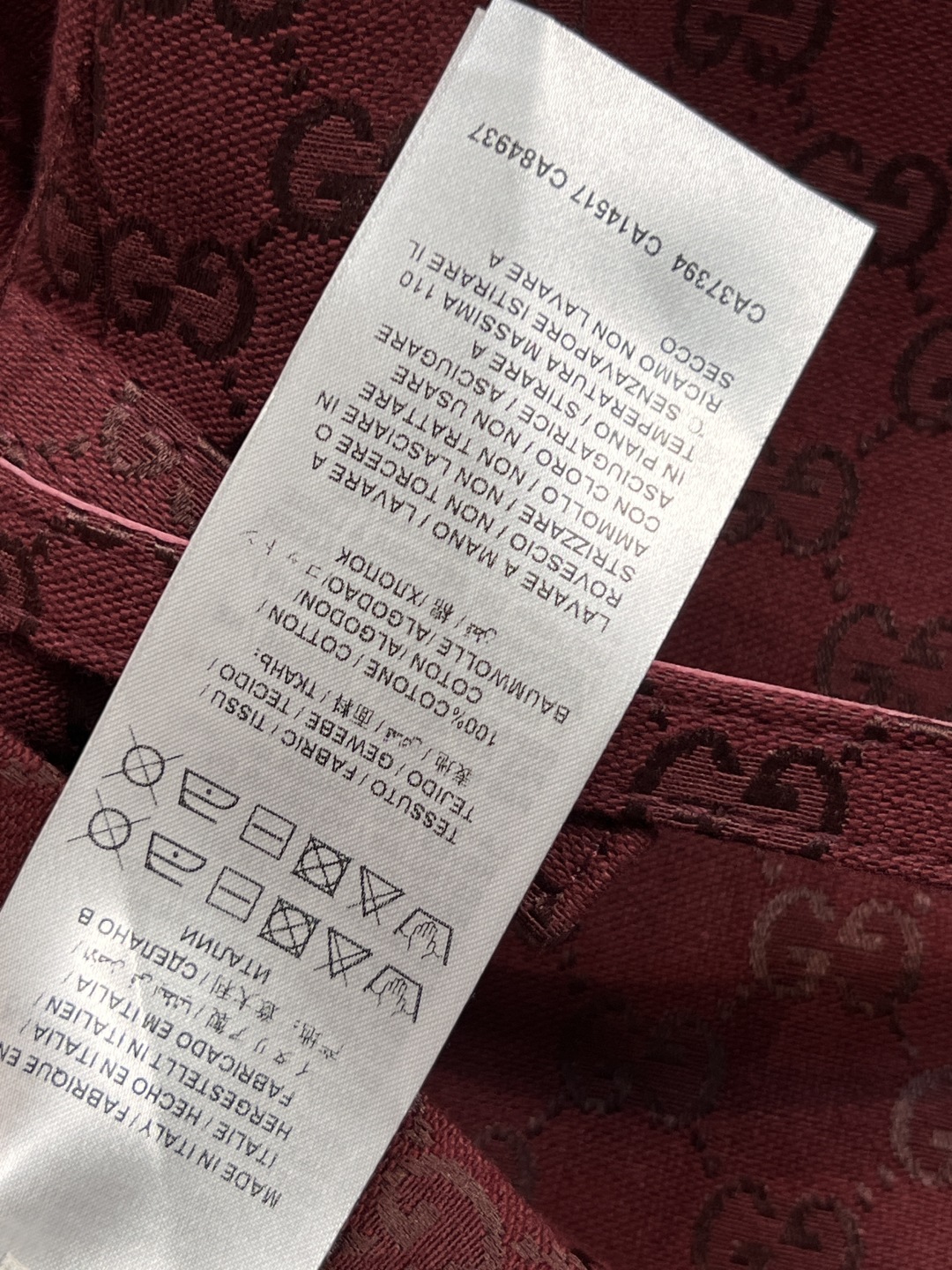 GUCCI 340 Guc家 25早秋新款 レッド GGトライフォール ファブリック ベルト付き サイドポケット ワンピース (レッド) - 画像 9