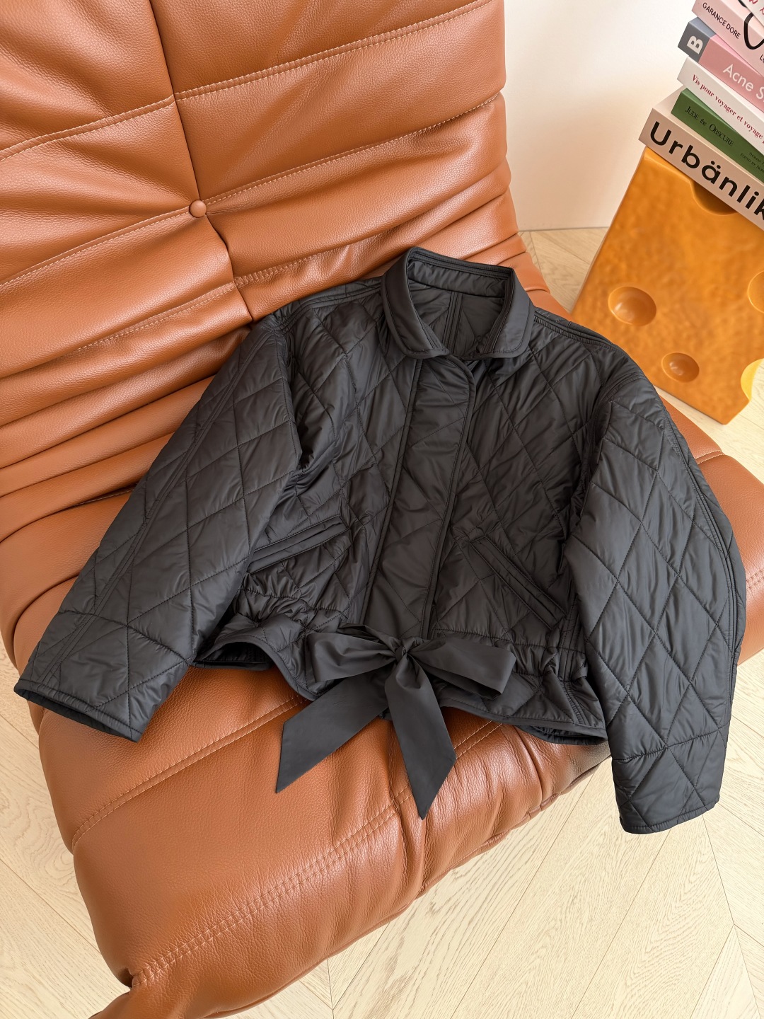 380 ダウンジャケット 菱格柄 バンドゥー ファッション 女性用 ブラック ホワイト - 画像 6