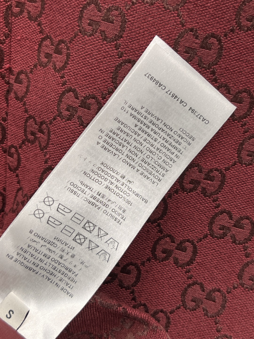 Gucci | 25早秋新作 レッド GGトゥイスト ファブリック フィットウエスタンジャケット レッド - 画像 9