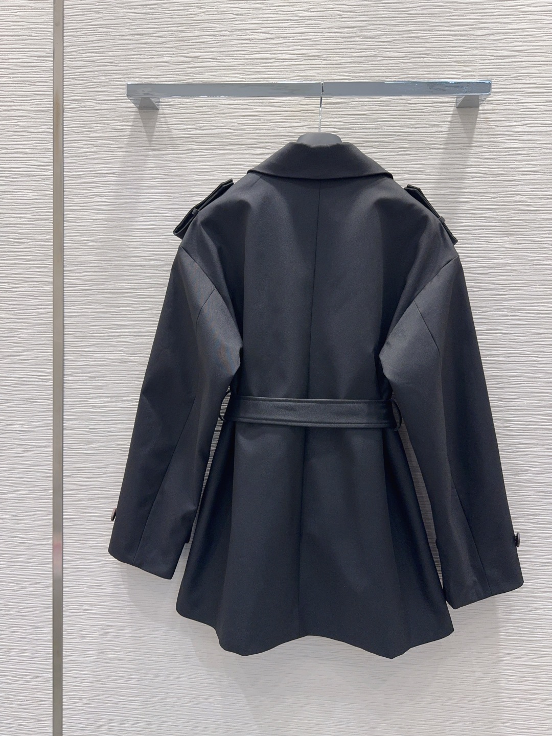 DIOR 2025FW レインコート ブラック 100%ポリエステル - 画像 9