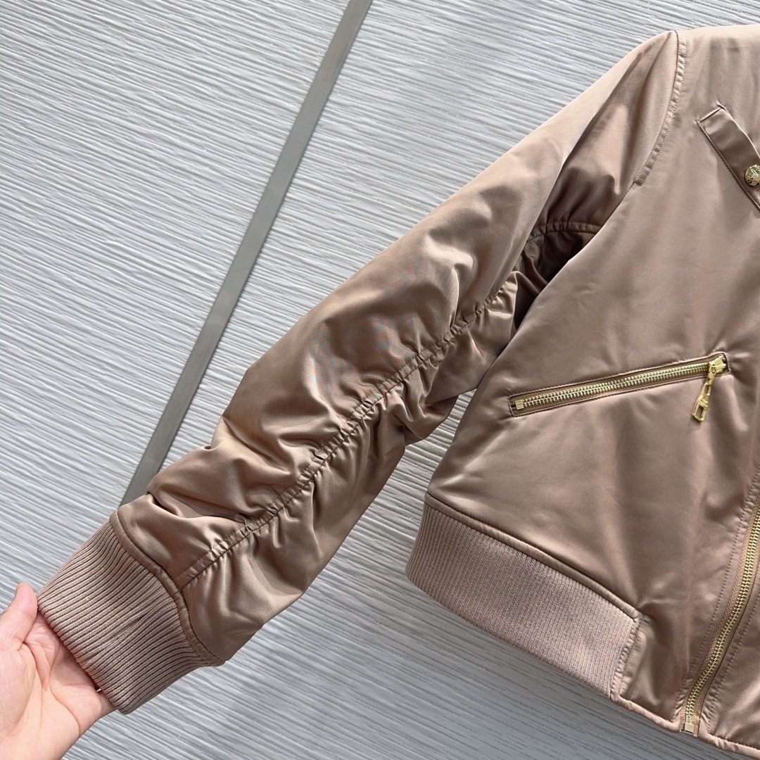 ルイ・ヴィトン 410 バイカージャケット ファスナーポケット ブラウン - 画像 6