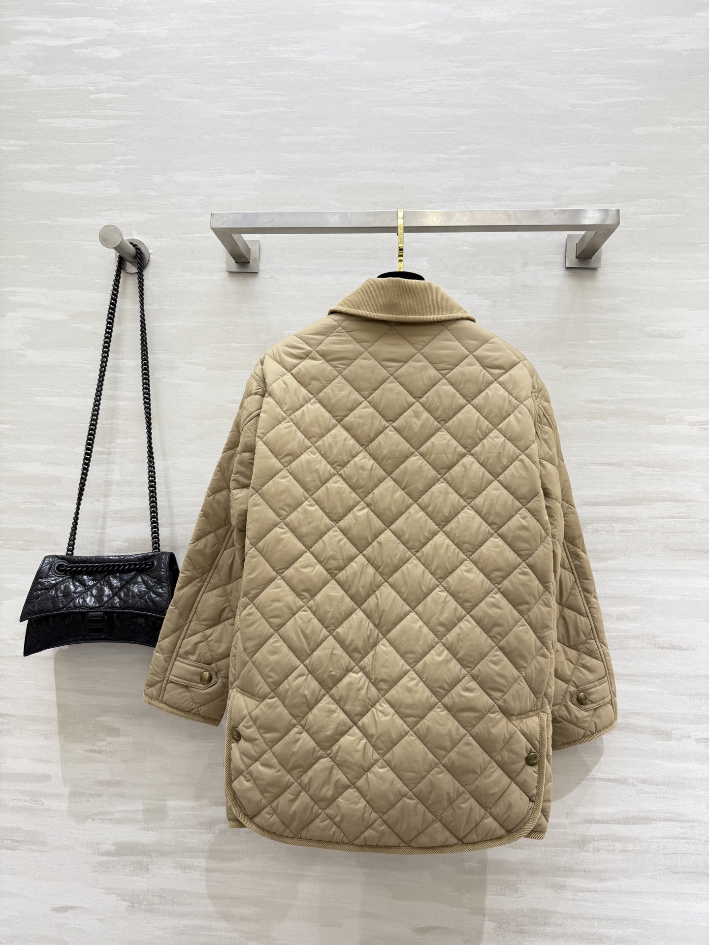 POLO RALPH LAUREN 470 ダウンジャケット ライトウェイト コットン カーキ - 画像 6