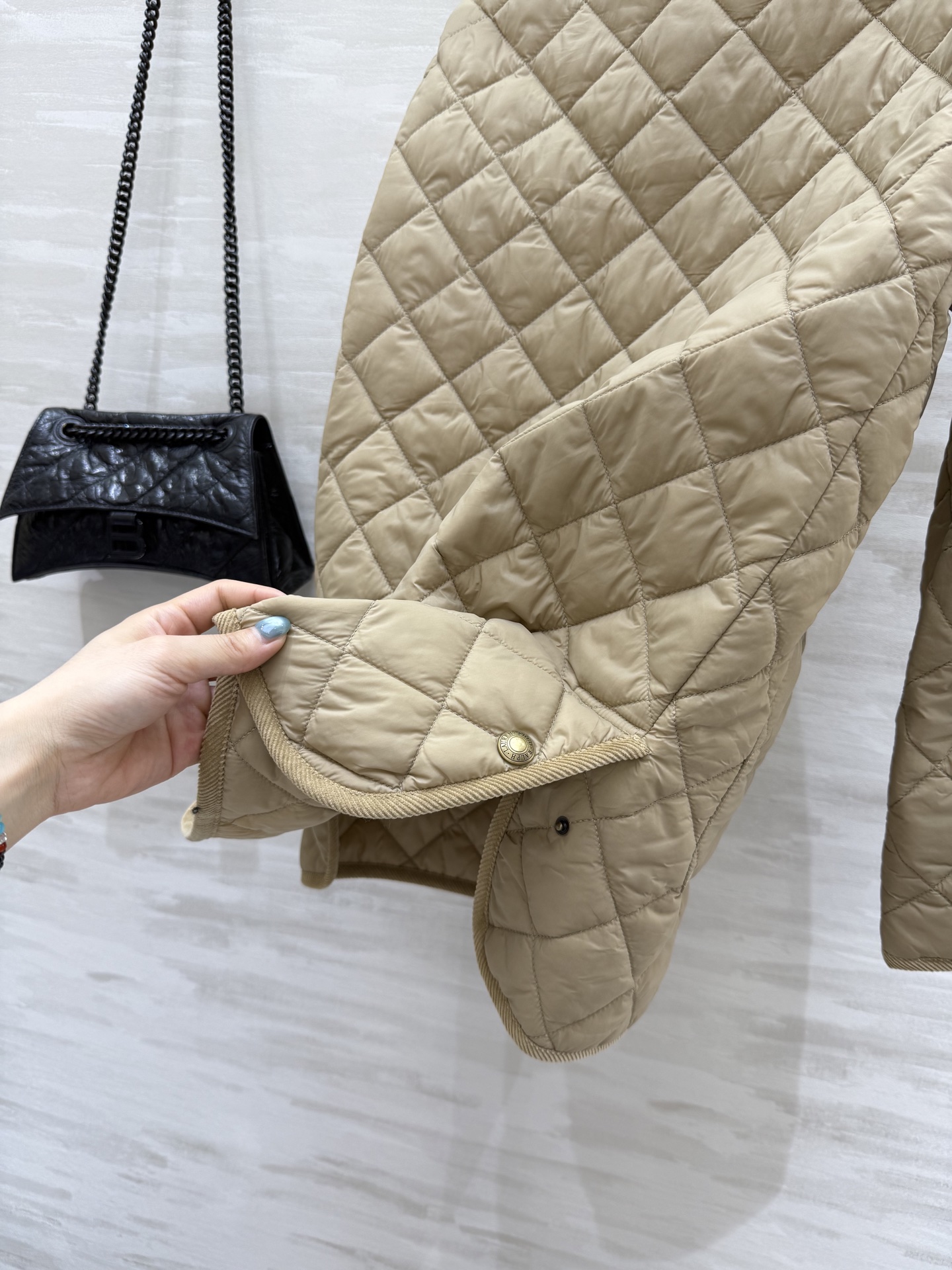 POLO RALPH LAUREN 470 ダウンジャケット ライトウェイト コットン カーキ - 画像 8