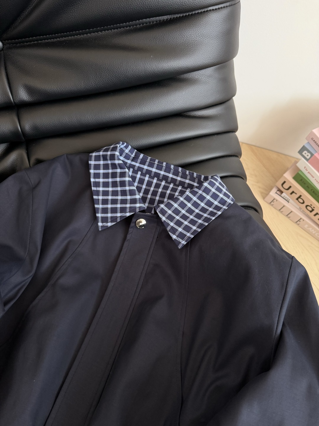 490 25秋冬 ミュウ系 グラデーション ミニスカート | 裏地綿入り 藏青色 3サイズ対応 - 画像 4