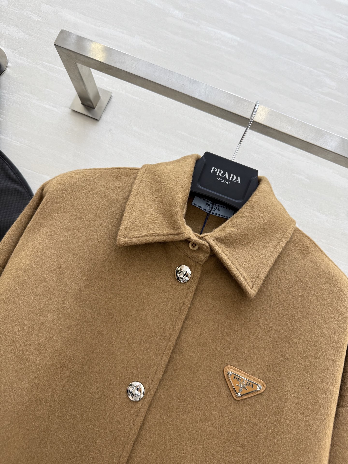 PRADA ニットジャケット 500 ワンガード ブラウン - 画像 2