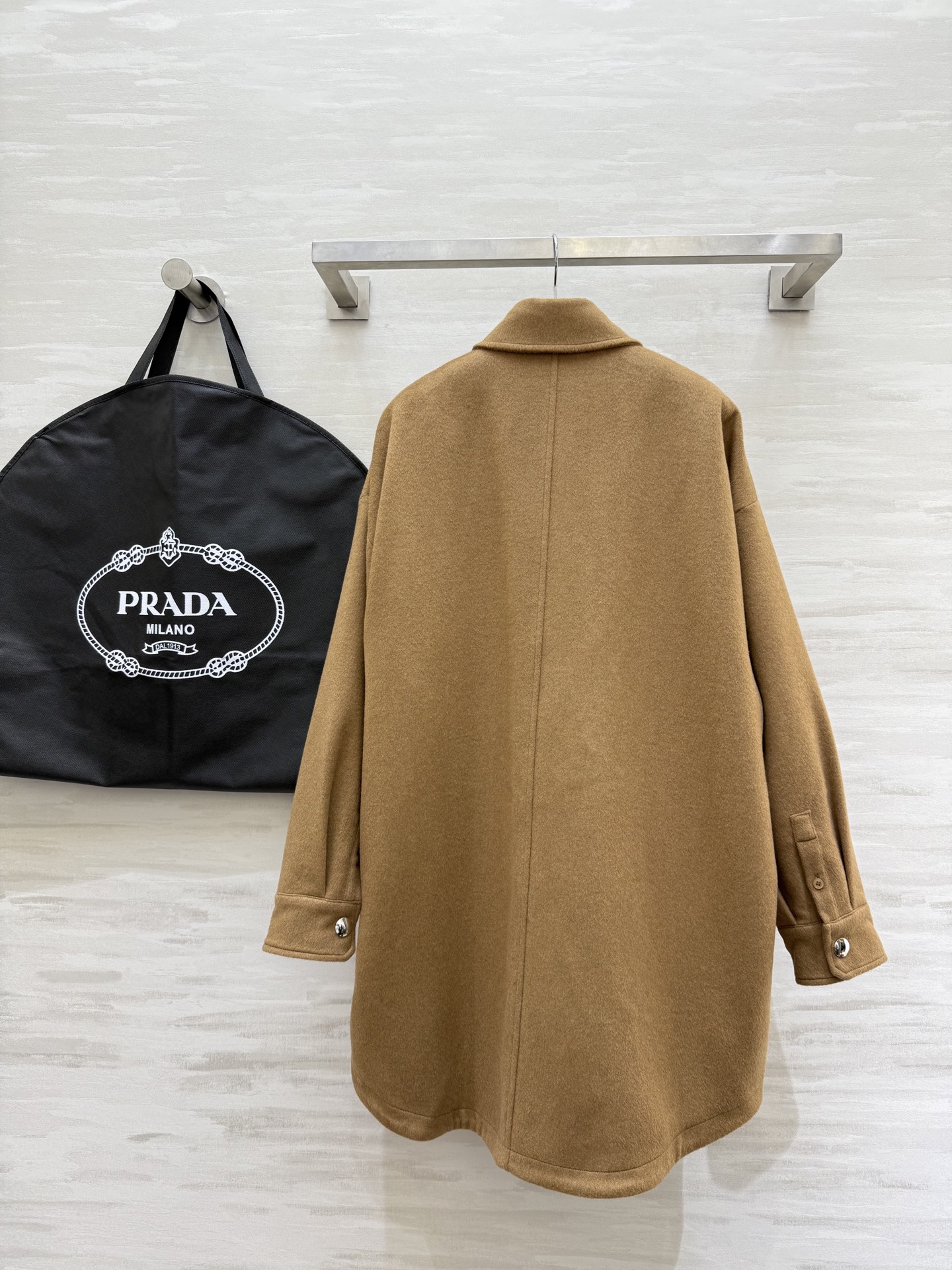 PRADA ニットジャケット 500 ワンガード ブラウン - 画像 6