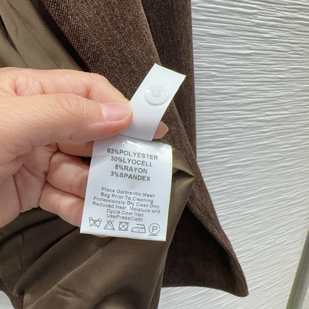 CELINE 2025FW ブレザー スーツセット ブラウン CORDUROY - 画像 7