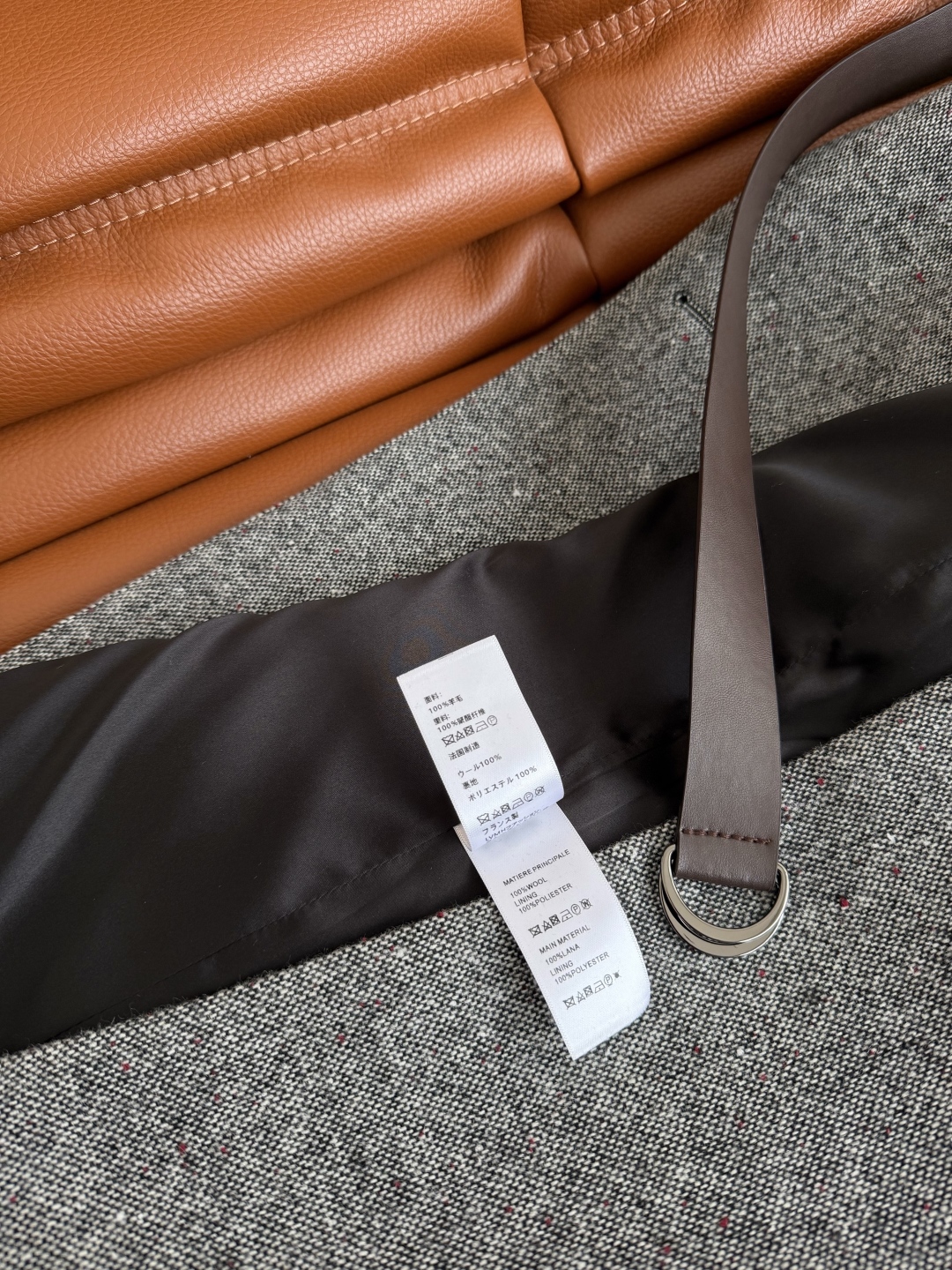 530 ロングコート ダブルブレスト 腰ベルト付き ブラック ワイドウエスト ブラック ワイドウエスト ロングコート 4000 - 画像 8