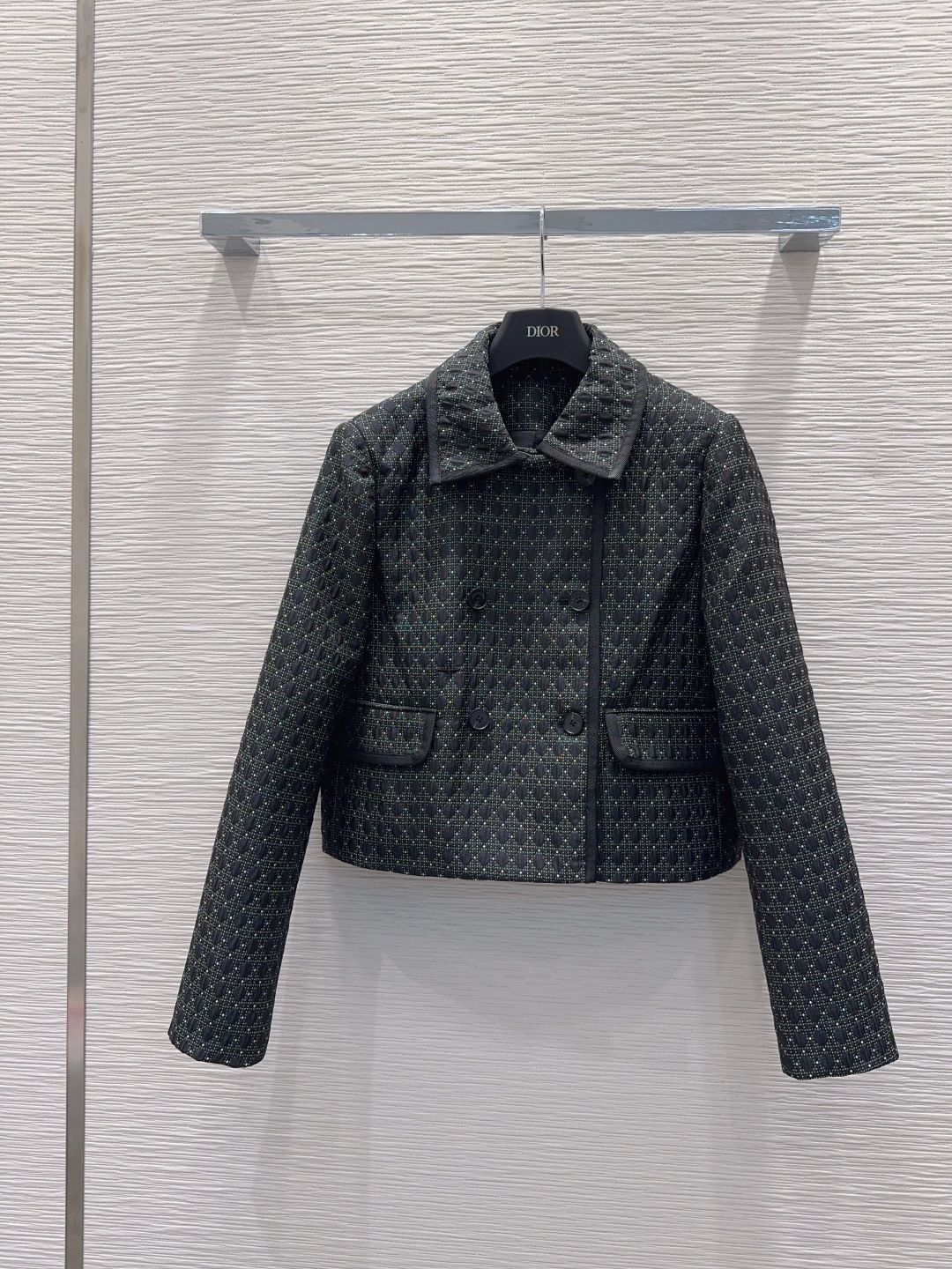 DIOR 330 2025FW ダブルブレスト グラフィック ブラック - 画像 1