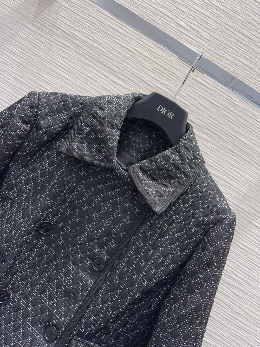 DIOR 330 2025FW ダブルブレスト グラフィック ブラック - 画像 2