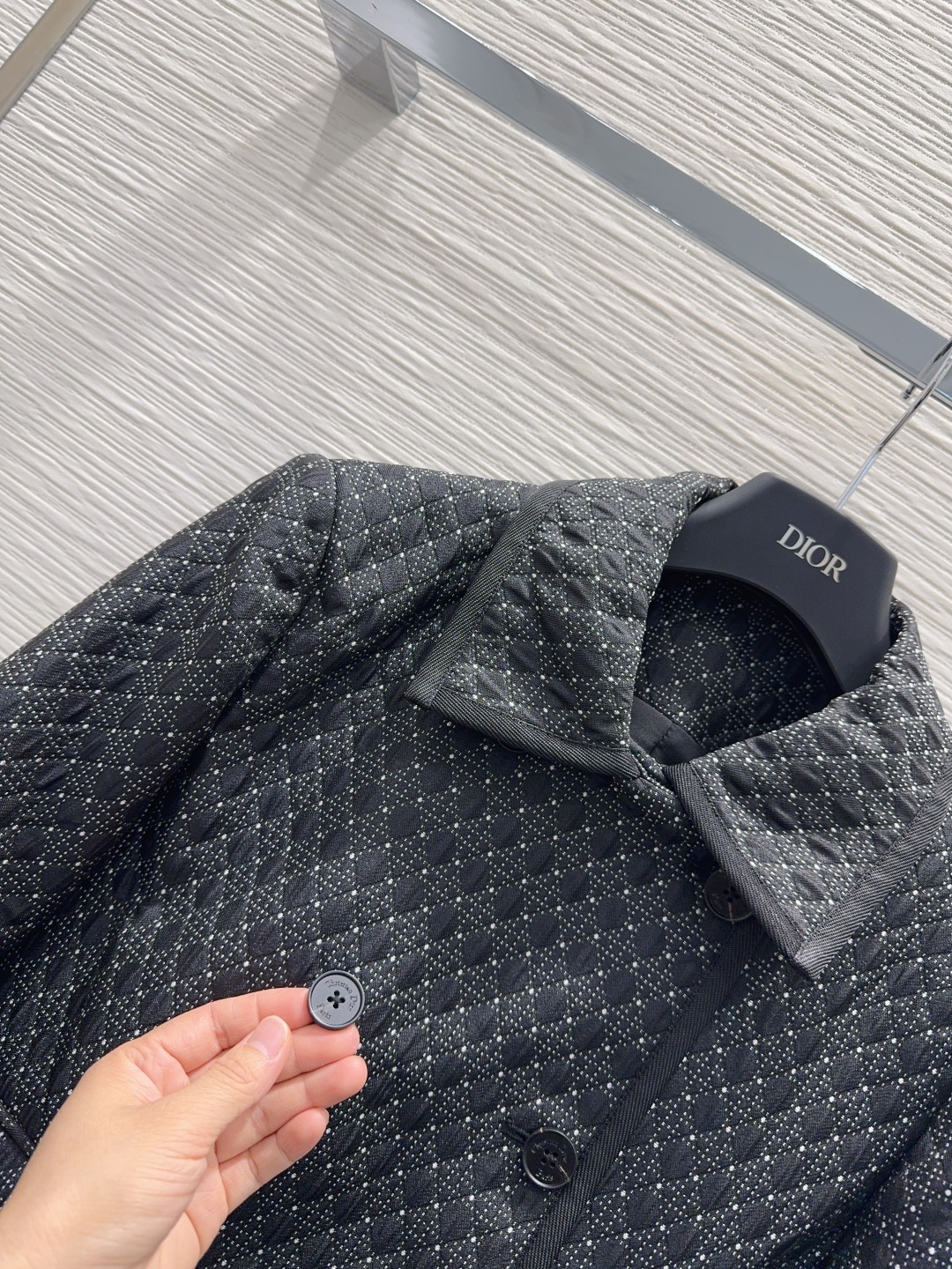 DIOR 330 2025FW ダブルブレスト グラフィック ブラック - 画像 3