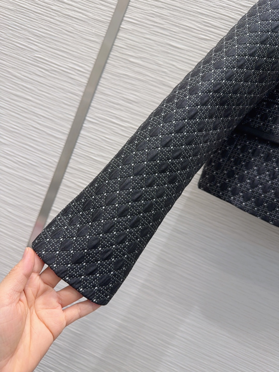 DIOR 330 2025FW ダブルブレスト グラフィック ブラック - 画像 5