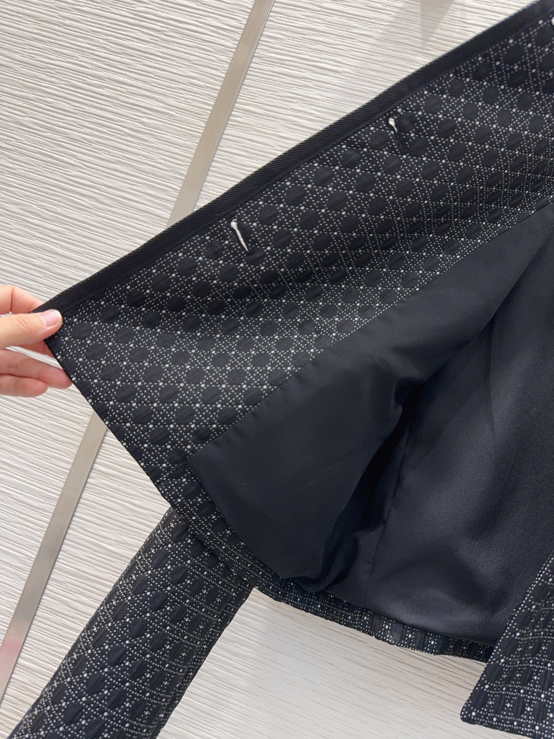 DIOR 330 2025FW ダブルブレスト グラフィック ブラック - 画像 6