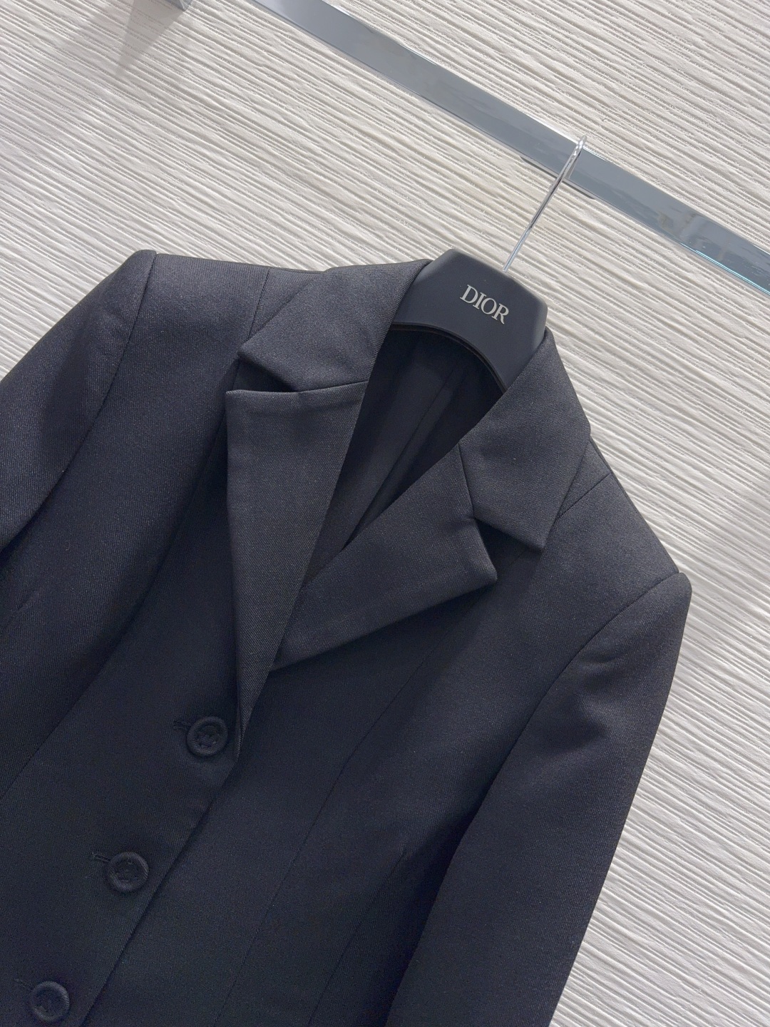 DIOR 380 ブレザー | スーツ ブラック ウール混 2025FW 2点セット - 画像 2
