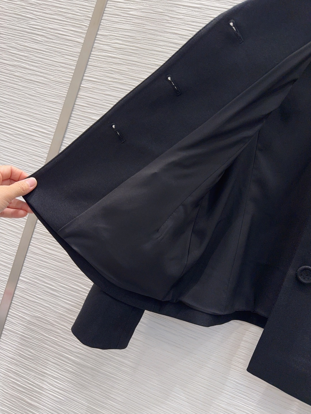 DIOR 380 ブレザー | スーツ ブラック ウール混 2025FW 2点セット - 画像 5