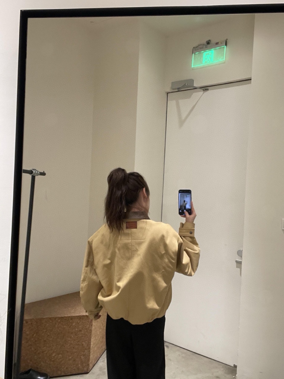 AcneStudios バーン風ジャケット | 2WAY | ブルー / ベージュ | ポリエステル100% - 画像 5