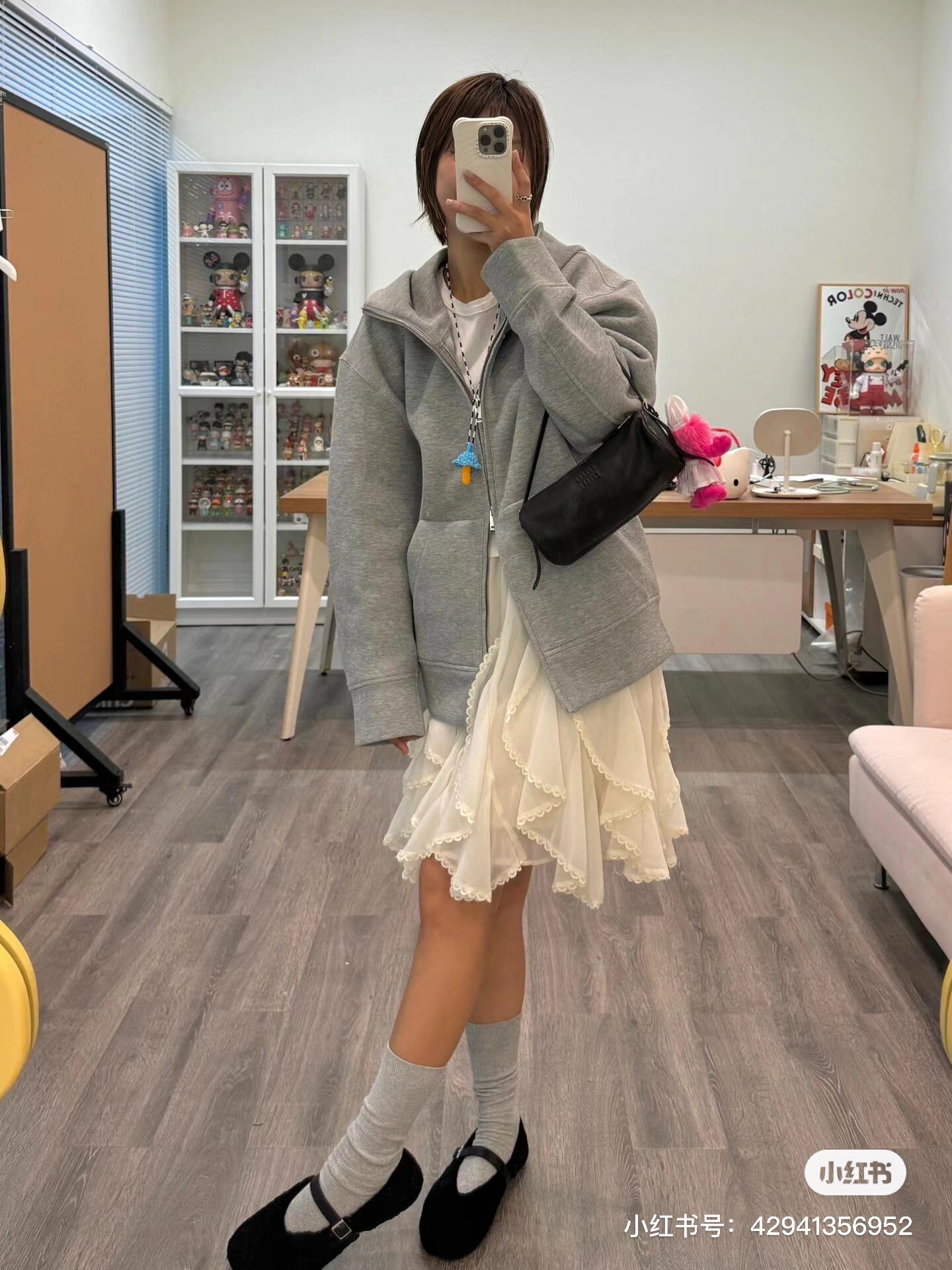 MiuMiu バッグ|コンパクト|黒|レザー - 画像 8