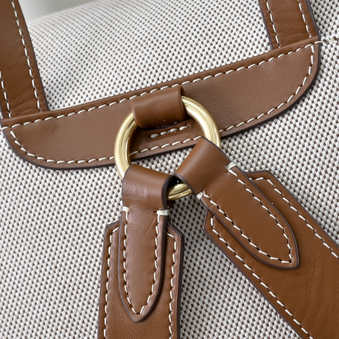 MIU MIU リュック トートバッグ 軽量 ベージュ - 画像 6