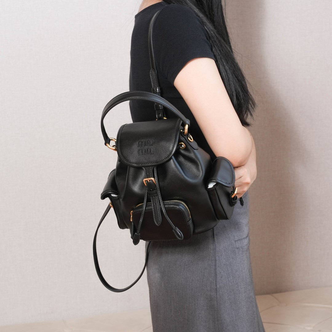 MIIU バックパック|コンパクト|黒 - 画像 3